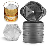 Nax Caki D20 dice ice cubes mold for dramatic cocktails and slow-melt cooling.