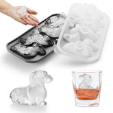 Nax Caki dachshund ice cube mold for large, slow-melting party drinks