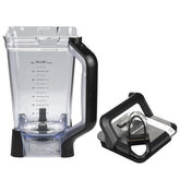 Ndoge 72oz pitcher with locking lid for Ninja blenders, leak-free design