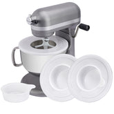Ne-totoro 2-pack mixer bowl cover on a 6-qt bowl prevents flour splatter.