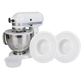 Ne-totoro bowl cover on KitchenAid 4.5-qt tilt-head prevents flour clouds