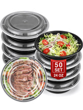 NEEBAKE 24oz meal prep container with leak-proof lid for on-the-go meals