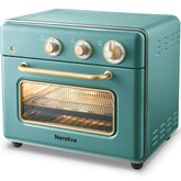 Neretva 21QT6-in-1 toaster oven with air fryer front view highlighting compact design
