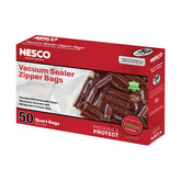 NESCO vacuum sealer bags 8x12-qt keep deli meats fresh longer.