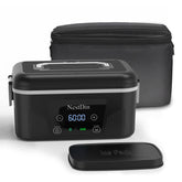 NestDin cordless heated lunch box with 1.4L container for adult portions on the go.