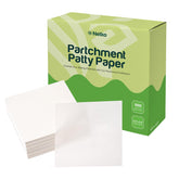 Netko Patty Paper 5.5x5.5 closeup highlighting non-stick surface for clean burger prep