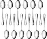 New Star Bead Pattern teaspoon set in 6.3 inches, ideal for everyday dining.