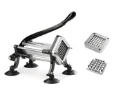 New Star Foodservice 43204 French fry cutter with suction feet for stable operation.