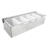 New Star Foodservice 48032 condiments front view shows organized, accessible storage