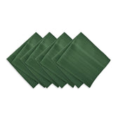Newbridge Christmas Hunter Green napkins with satin stripe add festive elegance to holiday tables.