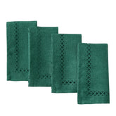 Newbridge napkins with Christmas square Provence lattice cutwork for festive tables.