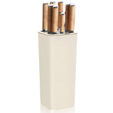 NEWE knife block holder with wave slots keeps blades secure and organized on your counter.