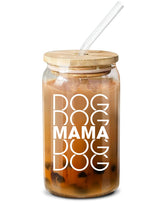 NewEleven 16oz dog mom coffee glass with clear glass for odor-free everyday beverages