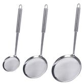 Newness fine mesh skimmer spoon 3-inch bowl for precise oil skimming