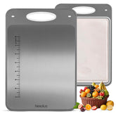 Nexolus large double-sided cutting board 16x11 with dual surfaces for versatile prep