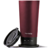 Nextmug Go temperature control panel shown for precise warming on the go