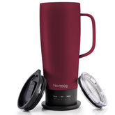 Nextmug Ultra Burgundy 24 oz mug ready for extended sipping on the go.