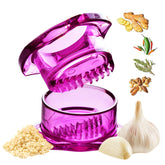 Front view of NexTrend Garlic Twister 4th Gen in purple, space-saving design.