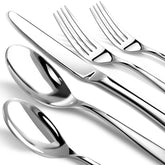 Nice Kitchen 40-piece silverware set with mirror polish elevates everyday dining