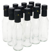 Nicebottles clear glass woozy bottle 5oz for sauces and oils