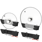Nicejak adjustable lid holder inside cabinet keeps lids neatly organized and easy to grab