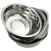 Nicesh mixing bowls with flat bases for stable mixing on countertops