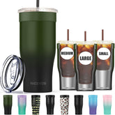 Niceyos universal iced coffee sleeve fits multiple cup sizes for cold drinks