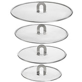 Nicunom splatter screen 8-inch on pot reduces oil splatter and keeps stovetop clean