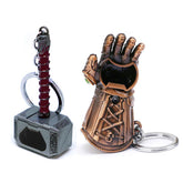 Nidavellir hammer keychain bottle opener close-up shows rugged zinc alloy durability
