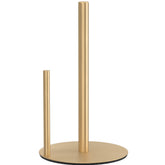 Niffgaff gold paper towel holder from the front shows a sleek matte finish.