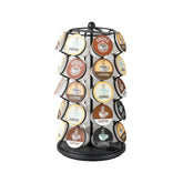 Nifty Solutions K Cup Holder rotates 360 degrees for quick flavor selection.