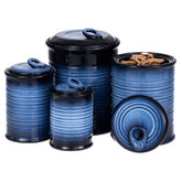 Nihow ceramic-lids jars demonstrate airtight storage for flour and sugar.