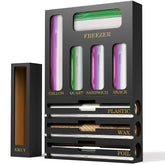 NIKUY 9-in-1 bamboo wrap dispenser in the drawer for easy, tidy food prep.