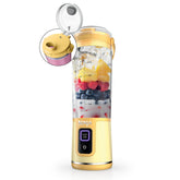 Ninja Blast portable blender base with USB-C recharge for cordless blending.