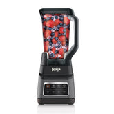 Ninja BN701 Professional Plus blender front view highlighting powerful motor for quick smoothies