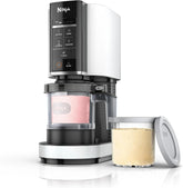 Ninja CREAMi NC300 Renewed on counter ready for quick homemade ice cream