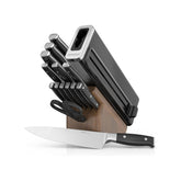 Ninja K52015 wood block with knives keeps a tidy, ready-to-use kitchen.