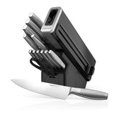 Ninja NeverDull 14-piece knife set in block with built-in sharpener for easy maintenance.