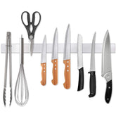 Ninonly 16-inch magnetic knife strip on wall keeps knives organized and accessible