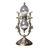 NIUASH Hourglass Timer with embossed golden finish enhances vintage desk decor and timing.