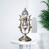 Niuash sand-embossed metal hourglass, a stylish timekeeper for focus.
