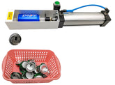 NKAIKE aluminum can crusher front view showing compact countertop design for recycling
