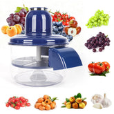 NKDFRI Automatic Grape Peeler on countertop, peeling grapes effortlessly.