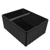 NMW earthmone espresso knock box front view with knock bar for mess-free grounds disposal.