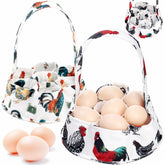 Noamus eggs collecting basket seven-pouch design for easy backyard egg gathering