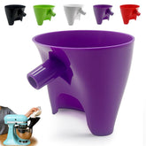 NOBALLS Flour Funnel pour directs ingredients into the KitchenAid bowl with no spills