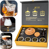 NobleSip packaging shows the premium smoker gift set for home bars
