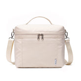 NOL insulated lunch bag cream front view for work or school