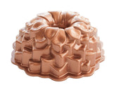 Nordic Ware Blossom Bundt Pan in toffee color with garden-inspired petals.