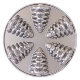Nordic Ware Evergreen Cakelets side view, ideal for festive tree-shaped desserts.